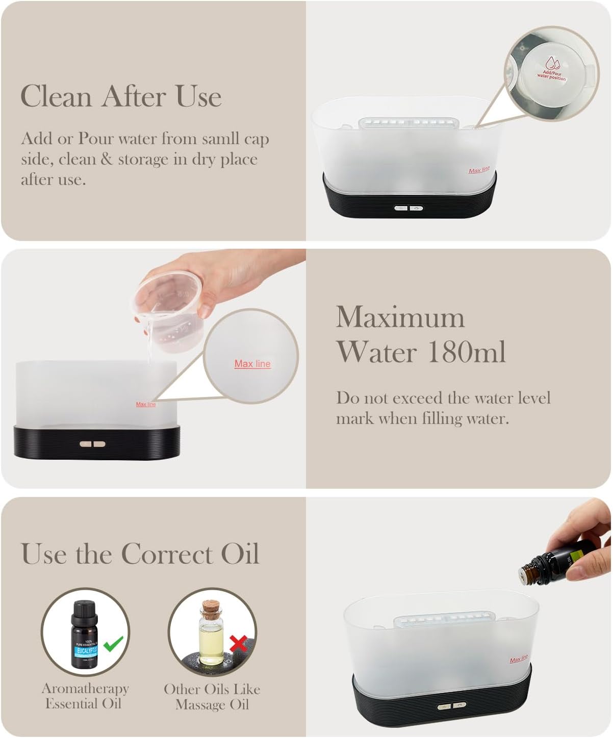 Humidificador Para Aceites Esenciales